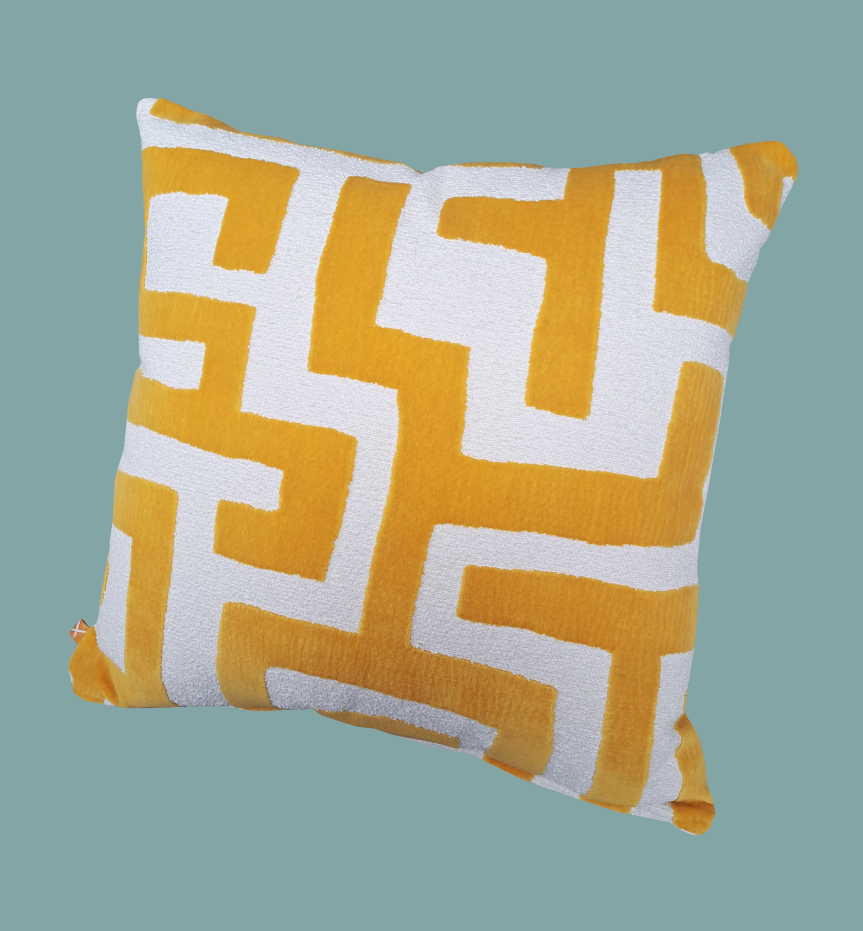 Sunshine yellow cushions hotsell