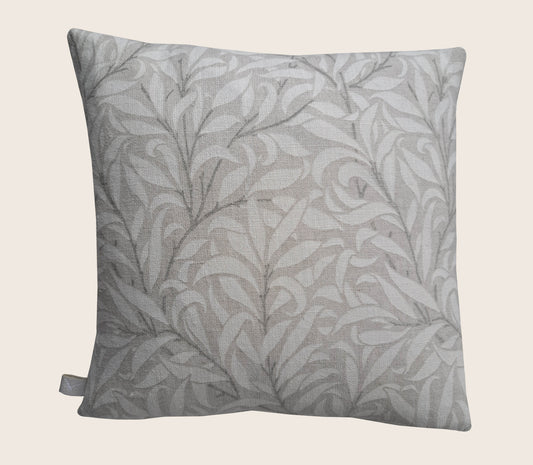 Medium Linen Willow Boughs Print Cushion 38 x 38 cm